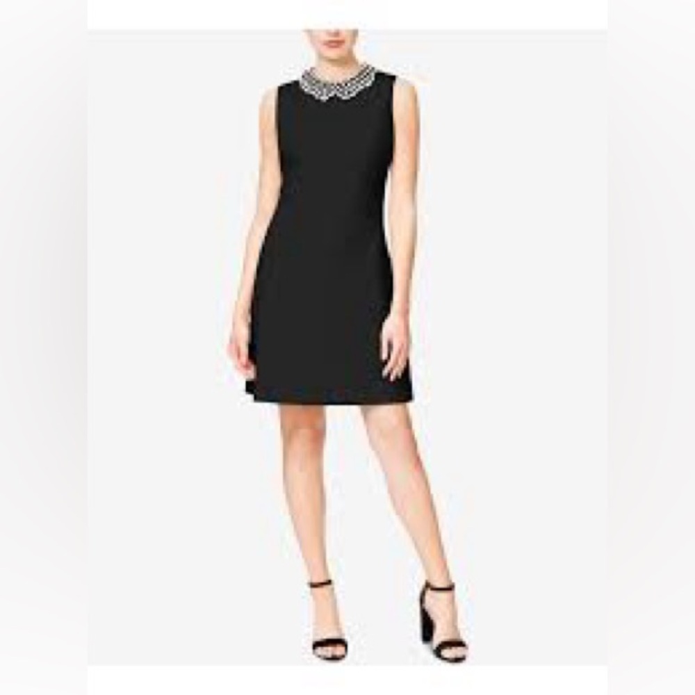 NWOT Betsey Johnson Dress with Pearl Collar, size 10